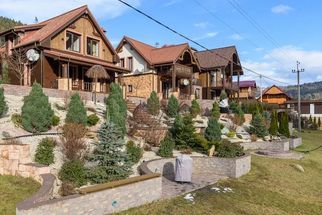 front yard stone landscaping ideas